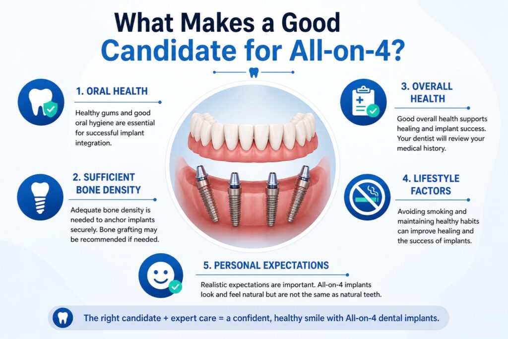 what makes a good candidate for all-on-4 implants